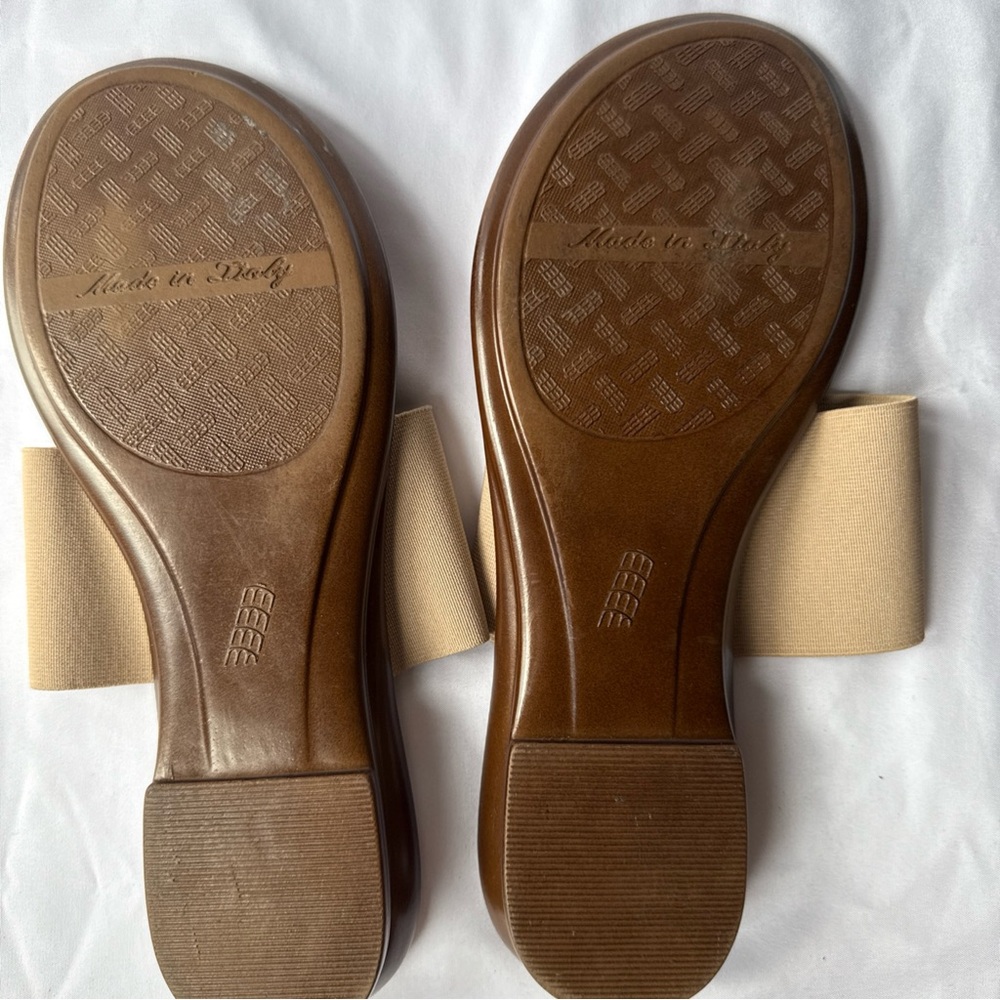 Italian Shoemaker Asher Thong Women's Sandals 7.5 made in Italy faux leather - Picture 8 of 8